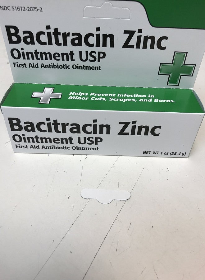 Taro Bacitracin Zinc Ointment 1oz (Pack of 2) - White - Ointment - Antiseptic Ointments - Image 1